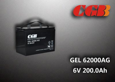 China 200AH 6V SLA Battery , Sealed Lead Acid GEL Battery For High Efficency UPS for sale