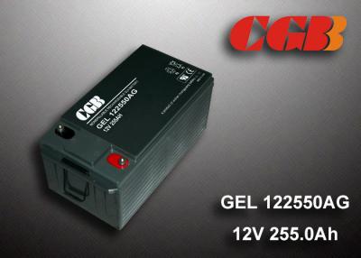 Chine GEL - batterie GEL122550AG 12V 255AH de Platic d'ABS de système de vent solaire d'AG Seies à vendre