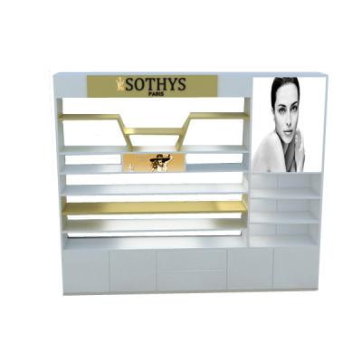 China Morden Retail Beauty Cabinet Perfume Store Showcase Perfume Display Stand for sale