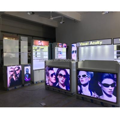 China Modern And Fashion Shop Interior Design Custom Eyewear Factory Optical Furniture for sale