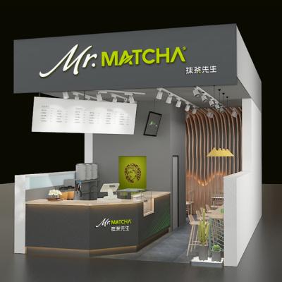 China Modern and fashion interior design of small size bubble tea | Tea shop inside layout and bar counter for sale for sale