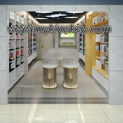 China Customized cusmotic modern store showcase design shop furniture retail store furniture supplier for sale