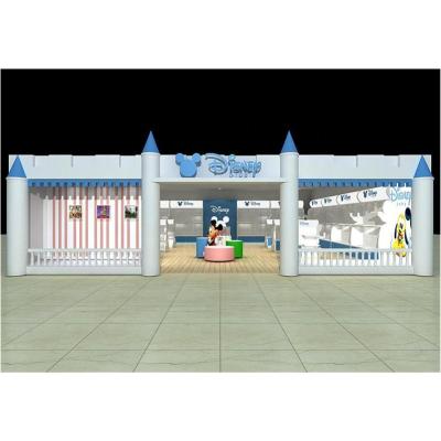 China Lovely Toy Store Interior 3D design for shop furniture and display cabinet display shelving in retail store for sale for sale