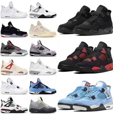 China Cushioning New Basketball Running Shoe Men's High Top Retro 4S Trainers Sneakers For Women Men's Zapatillas Hombre for sale