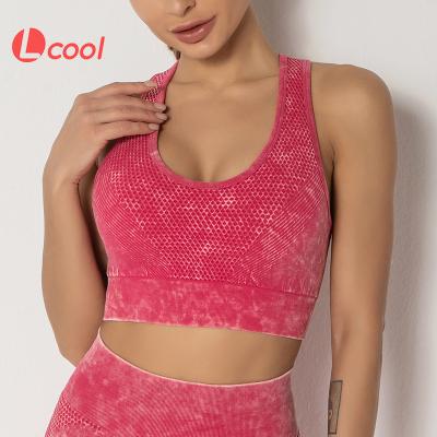 China Breathable High Strength Yoga Vest Fitness Lcool Underwear Jogging Oversized Yoga Clothes Women for sale