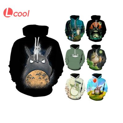 China Anti-wrinkle Lcool Kawaii Hoodies Women Men's Anime My Neighbor Totoro Digital Printing Hoodie With LOGO for sale