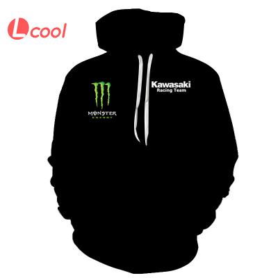 China Motorcycle Streetwear 3D Anti-wrinkle Lcool 3D Printing Men's Hoodie Polyester Hoodie High Quality Pullover for sale