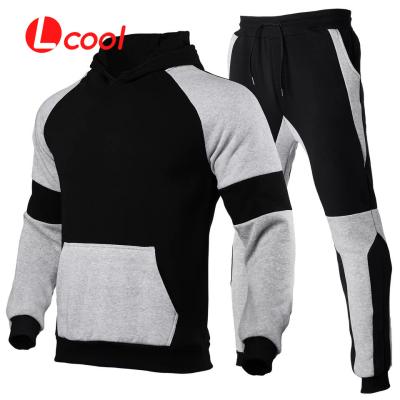 China Lcool Men Tracksuit Joggers Sweat Suit Breathable High Quality Customized Slim Fit Sportswear for sale