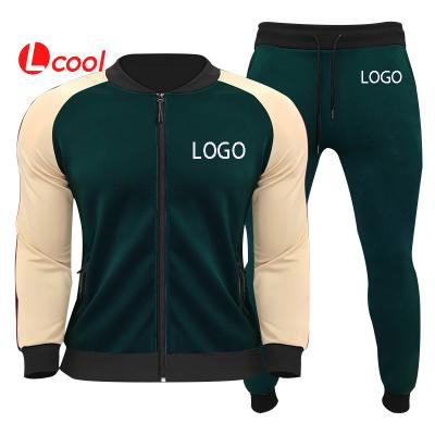 China Wholesale Lcool Breathable Training Gym Custom Jogging Tracksuits Wear Sets Mens Tracksuit Jogging Sweatsuit Men for sale