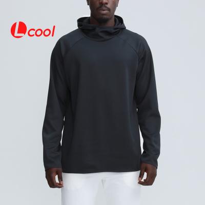 China Custom Slim Sports Gym Anti-Wrinkle Workout Fitness Lcool Logo Slim Fit Hoodie For Men Pullover Hoodies for sale