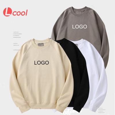 China Custom Anti-Wrinkle Lcool Logo Printed Hooded Hoodies Unisex Oversized Heavyweight For Men Black/White/Khaki Tee for sale