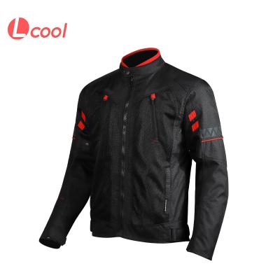 China High Quality Men's Lcool Jacket Motor Body Protector Reflective Adjustable Motorcycle Anti-UV Sportswear And Auto Racing Wear for sale