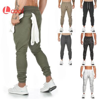 China running elasticity Anti-wrinkle Lcool Men Sports Legging Sports Pants For Men Jogging Gym Pants With Pockets for sale