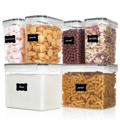 China Kitchen Viable Plastic Clear Dry Goods Storage Box Plastic Food Container Food Storage for sale