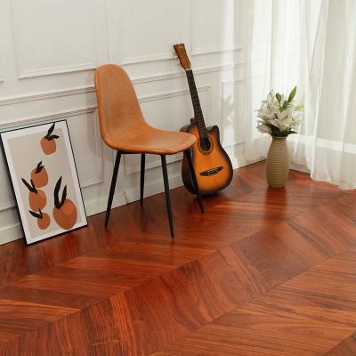 China Post Modern High Quality Multi Layer Walnut Parquet Engineered Flooring Solid Wood Color Walnut Natural Floating Flooring for sale