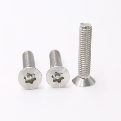 China Pan Countersunk Head Stainless Steel Satin Brushed Mini Torx Screw for sale