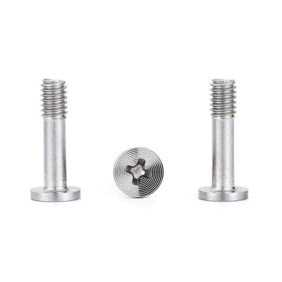 China CD M6 Pan Stainless Pattern Low Steel Cup Head Captive Panel Screw for sale