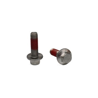 China Pan Customized m5 Stainless Steel Hex Joint Head Nylon Patch Bolt for sale