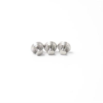 China Pan ANZK New Design Stainless Steel Satin Brushed Press Stud Knob for sale