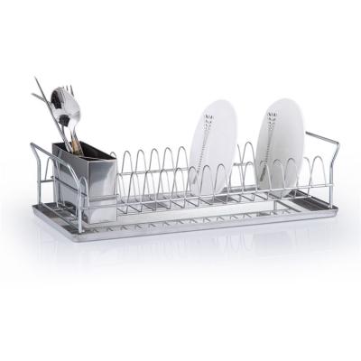 China Multi Function Stainless Steel Easy Cleaning Expandable Dish Rack, Durable Expandable For Utensils Storage Dish And Drainer for sale