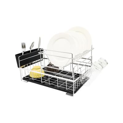 China Sustainable Products Latest Products Multi-Layer Metal Dish Rack Tableware Eco-Friendly Storage For Kitchen Dish Racks for sale