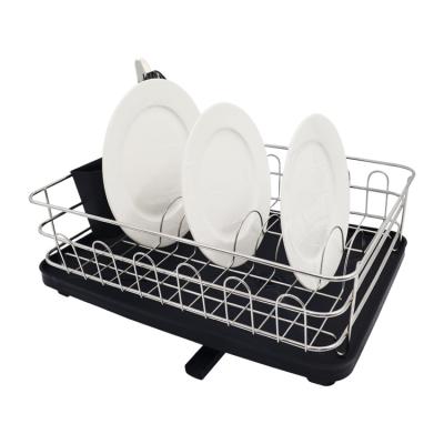 China Customized Drainable Aeration Free Standing Dish Rack Stainless Steel For Kitchen Countertop And Utensil Rack for sale