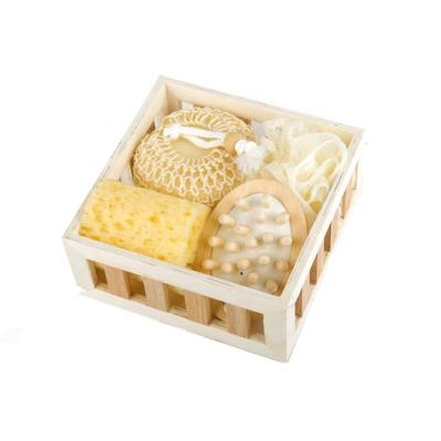 China Eco - Friendly Promotional Natural Spa Bath Set Gift For Shower for sale