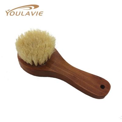 China Remove Dead Skin Small Size Bamboo Body Wash Brush For Wholesale for sale