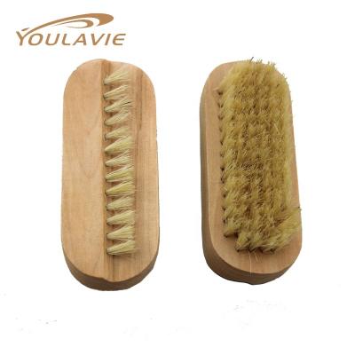 China Remove Dead Skin Custom Logo Cheap Wooden Cleaning Nail Brush MBS18035 for sale