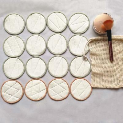 China Eco - Friendly Wholesale Reusable Makeup Remover Pads Washable for sale