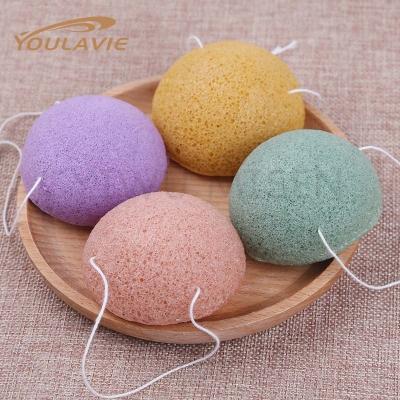 China Soft Eco - Friendly Natural Konjac Sponge Facial Women Cleanse Face Konjac Sponge for sale