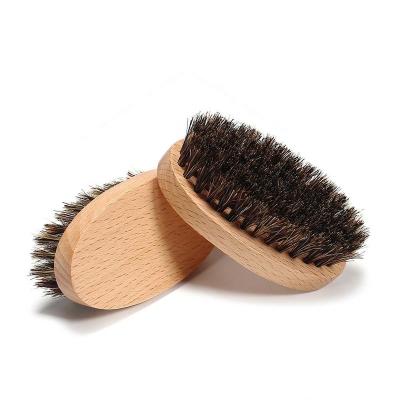 China Wholesale Wooden Soft Shaving Brush Boar Bristle Beard Brush for sale