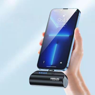 China New Generation 5000 Super Magnetic AH Mini Magnetic Capsule Power Bank Universal Mini Portable Charger Customized for sale