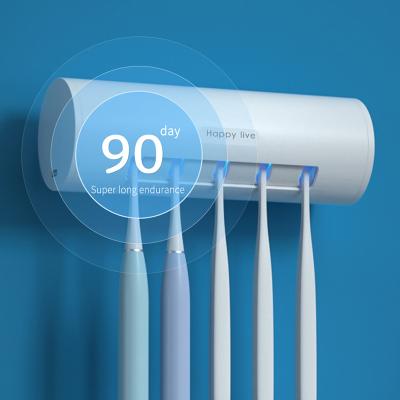 China 2021 New UV Led Light Sterilizer Toothbrush Disinfection Toothbrush Sterilizer Sterilization Sanitizer Holder for sale