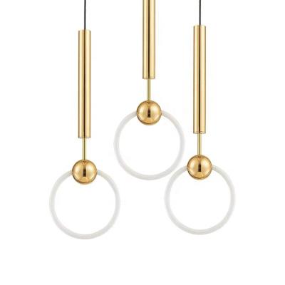 China Postmodern Best Price Zhongshan Lighting Lampadari Modern Contracted Bedroom Moderni Brass Hanging Lamp for sale