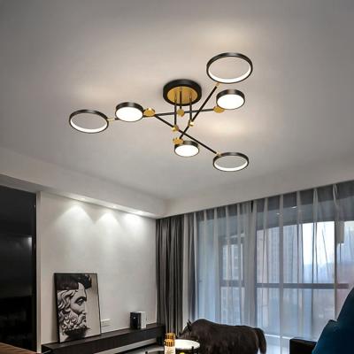 China 2021 Hot Selling Nordic New Fashion Zhongshan Minimalist Chandelier Lighting Chandeliers Lamp Nordic Ceiling Light for sale