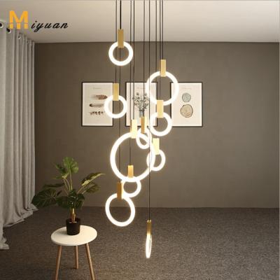 China Best Price Postmodern Customized Large Led Chandelier Hotel Postmodern Aluminum Home Decorative Chandelier for sale