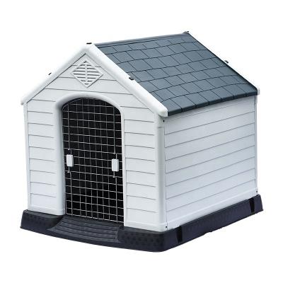 China Durable Waterproof Plastic Outdoor Dog Cages Dog Carriers Sun Protection Designs Animal Dog Kennel Houses for sale