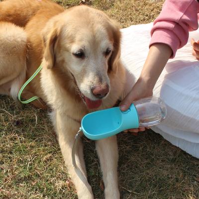 China Easy To Clean Amazon Success Outdoor Travel Dog Water Dispenser Portable Pet Water Bottle for sale