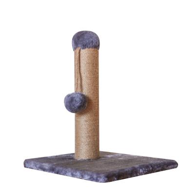 China OEM/ODM Viable Hot Sale Small Scale Cat Scratcher Post Small Wood Cat Tree Scratcher Nest House Fun Bed Furniture Protection for sale