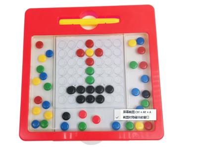 China Mini Magnetic Tablet Kids Colorful Mapgad Magpad Dots Drawing Beads .inactive Educational Design 2020 New for sale