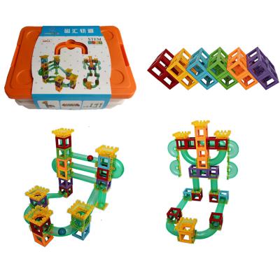 China Creative Educational Magnetic Marble Racing Intelligence Developing Building Blocks Building Blocks for Children for sale