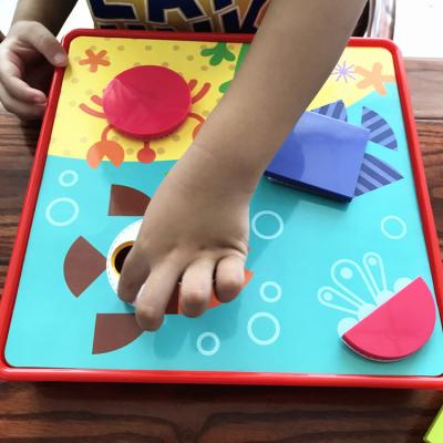 China 3D Mushroom Nail Puzzle Pegboard Eco-friendly Material Button Toy Educational Toys For Children for sale