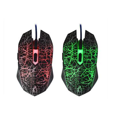 China 7 Color Transform Breathing Lamp Wholesale Price USB 6D Wired Computer Gaming Mouse for sale