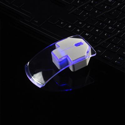 China 4 Colors Breathing Lights Best Selling Transparent 3D Wired Optical USB Computer Mouse for sale