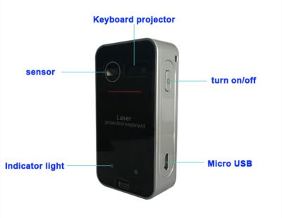 China New Arrival Laser Wireless Virtual Keyboard Portable Laser Projector Keyboard for sale