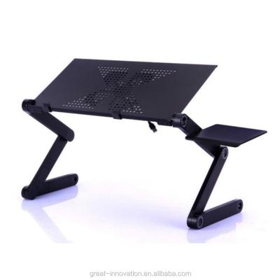 China Laptop Adjustable Desk Folding Bed (Height) Portable Standing Laptop Stand for sale