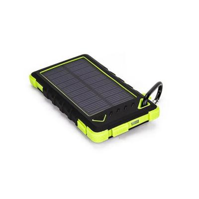 China Waterproof Mobile Solar Power Bank 10000mAh Portable Cell Phone Tablet MP3 GPS Charger Large Capacity for sale