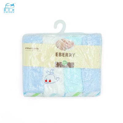 China New Collection Organic Cotton Baby Washcloths Child Safe Muslin Washcloth 8 Packs for sale