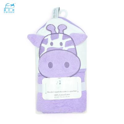 China Good Quality Child Safe Cotton Hooded Towel Kids Hooded 3 Pack Baby Bath Towel Set Infant for sale